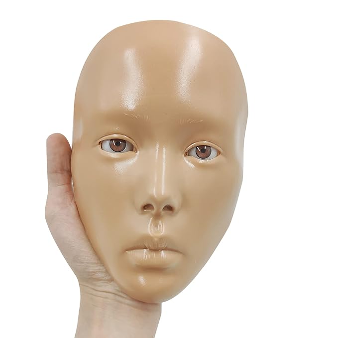 3D Makeup Practice Face,Reusable Makeup Mannequin Face