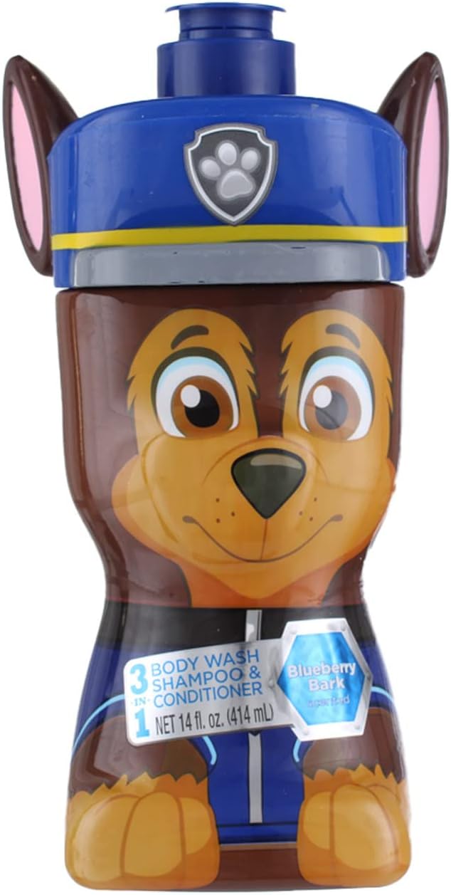 Taste Beauty “PAW Patrol” 3-in-1 Kids’ Shampoo, Kids’ Conditioner, and Kids’ Bodywash, 14 Ounces, (Scent)