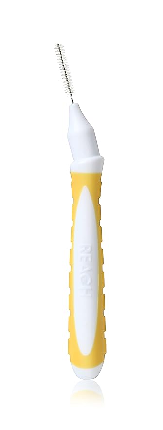 Reach Interdental Brush Cleaners, 0.7mm, Extra Tight, Sensitive Gum Protection, Plaque Remover for Teeth, Braces Flossers, Braces Brush, Dental Toothbrushes, Oral Care, 1 Pack, 10 Count