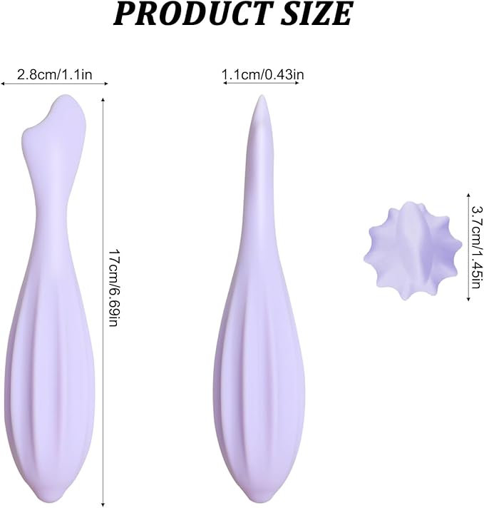 Lafo Facial Massage Roller, Silicone Face Massage Tools,Face Roller Skin Care for Shapes Body & Face Curves, Reduces Tiredness, Self Care Gift for Women Face and Eyes Massage (Purple)
