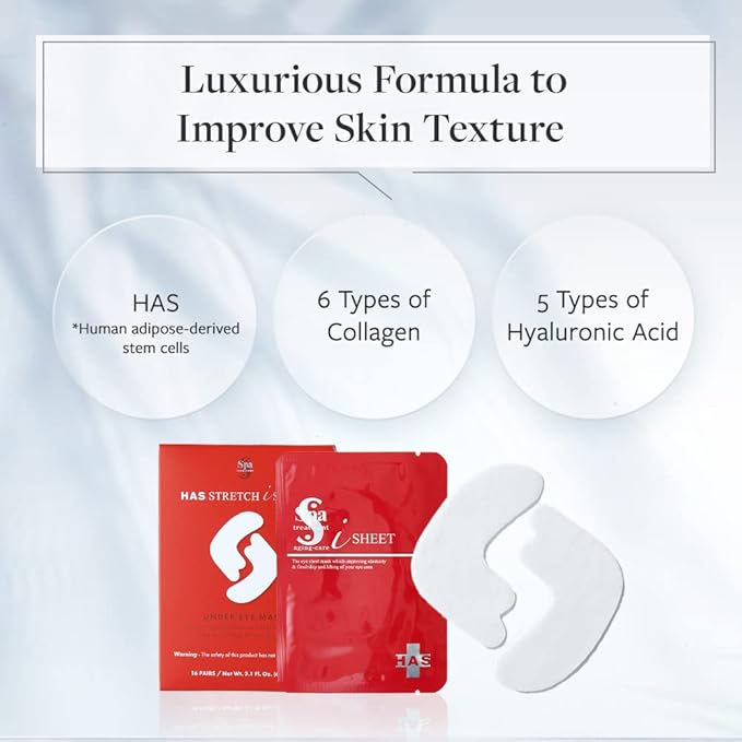 Spa Treatment HAS Stretch iSheet Under Eye Patches (32 Sheets)