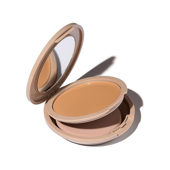 Foundation by No Makeup Makeup | Conceal & Correct with Long-Lasting, Buildable Formula & Lightweight Soft Finish | Cruelty-Free, Vegan, Fragrance-Free | Natural