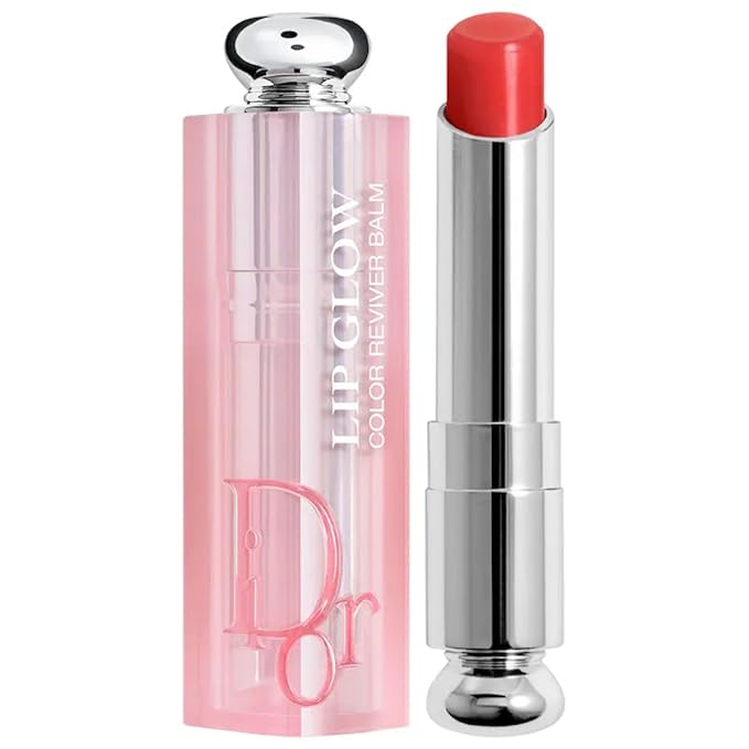 Dior Addict Natural Glow Color Reviving Lip Balm SPF 10, 033 Coral Pink, 0.11 Ounce