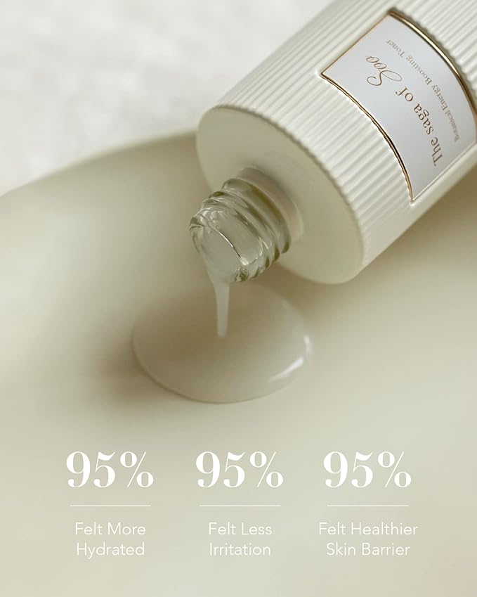 Sooryehan THE SAGA OF SOO BOTANICAL ENERGY (360 ml / 12.17 Fl Oz) - Korean Skincare Gift Set by LG BEAUTY. Botanical Energy Boosting Toner, Balancing Moisturizer, Cream, Foam Cleanser.