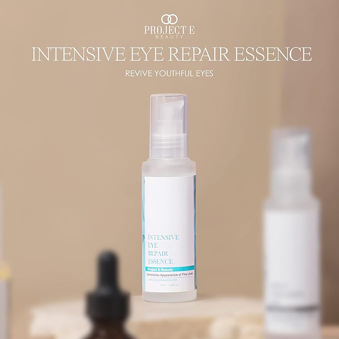 Project E Beauty Daily Skincare Routine | Gentle Cleansing | Foaming Cleanser | Moisturizing Daily | Hydrating Face Cream | Age Defender Eye Cream (Eye Essence)