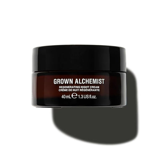 Grown Alchemist Regenerating Night Cream, 40ml, Anti-Aging Moisturizer for Firming, Collagen Boost & Wrinkle Reduction