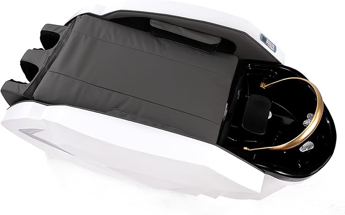 TATARTIST Shampoo Bed Head Spa Bed Full Body Electric Massage Table Armrest Leg Airbag Automatic Massage Head Spa Equipment with Fumigation Function and 78 outlets Water Circulator (Grey)