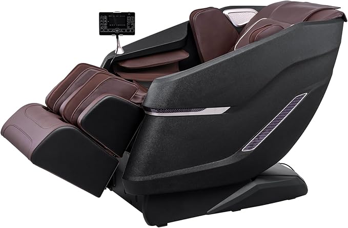 VEVOR Full Body Massage Chair, SL-Track Zero Gravity Massage Recliner, 3D Shiatsu, Body Scan, Heating, Bluetooth Speaker, Airbags for Living Room, Home