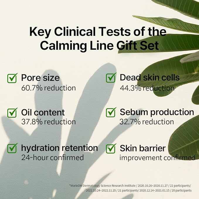 PYUNKANG YUL Calming Line Gift Box Set-Korean Facial Skin Care Essential for Daily Moisturizing with Toner, Serum, Cream, Safe on Acne Prone & Sensitive Skin, Vegan & Cruelty Free