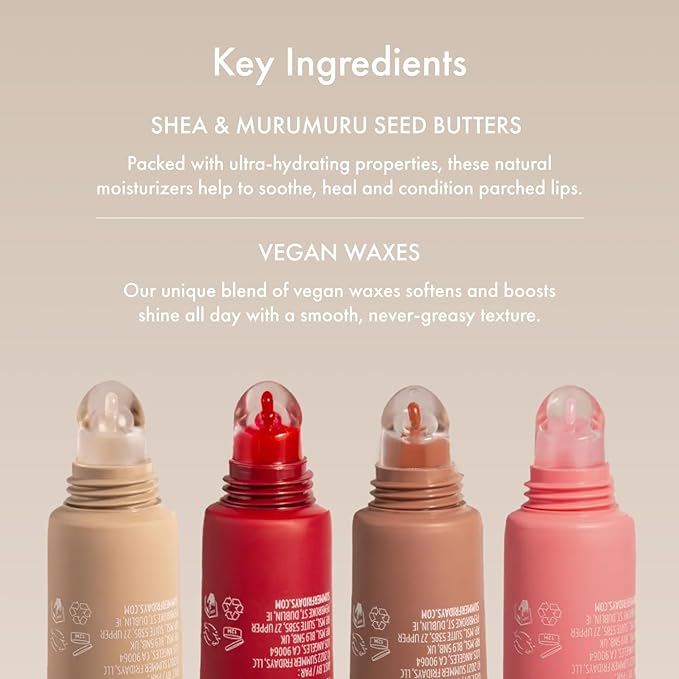 Summer Fridays Tinted Lip Butter Balm - Conditioning Vegan Lip Balm for Instant Moisture, Shine & Hydration - Sheer-Tinted, Soothing Skincare - Pink Guava (.5 Oz)