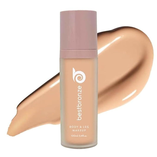 Best Bronze Bombshell Body Makeup - Tattoo Cover Up Makeup & Body Foundation Waterproof - Tattoo Concealer Waterproof for Scars, Varicose Veins Cover Up & Leg Foundation (C3.5 Light Peach)