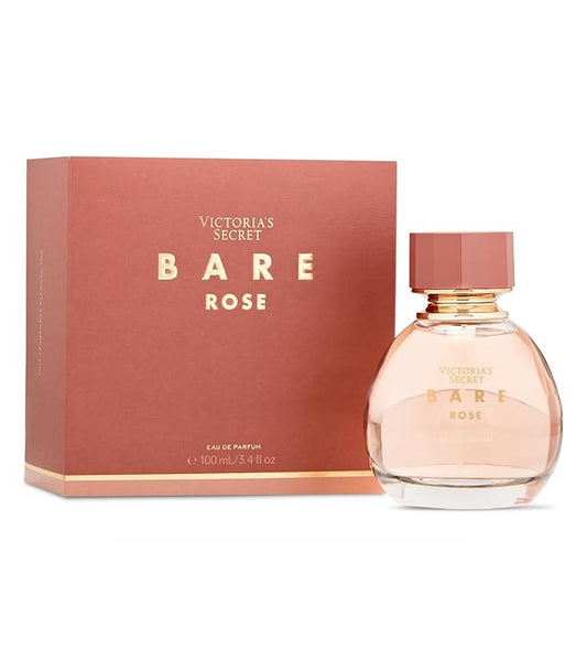 Victoria's Secret Bare Rose Eau de Parfum, Notes of Pear Skin, Rosa Centifolia & Sheer Woods, Perfumes for Women (3.4 oz)