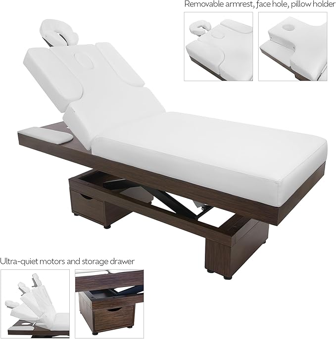 SKINACT Como Electric Spa Treatment Table Massage, Professional Facial Bed