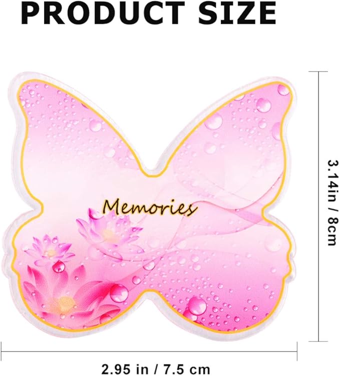 Minkissy 2pcs Resin Nail Art Palette Polish Holder