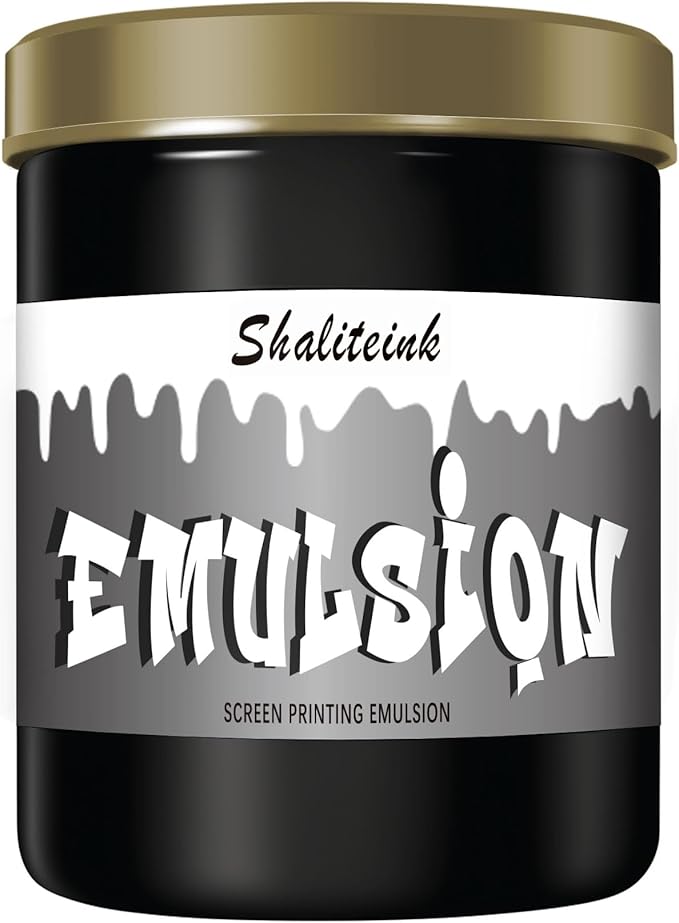 SHALITEINK® Screen Printing Emulsion Premium Pre-Sensitized Photo Emulsion For Silk Screen Printing,Screen Printing Ink Applications,Screen Printing Kit,Screen Printing Supplies(32oz)