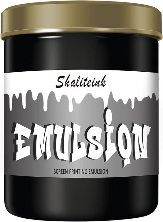 SHALITEINK® Screen Printing Emulsion Premium Pre-Sensitized Photo Emulsion For Silk Screen Printing,Screen Printing Ink Applications,Screen Printing Kit,Screen Printing Supplies(32oz)