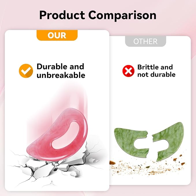 Body Gua Sha Tool Cellulite Guasha Tool for Body Body Massage Tools (Natural Resin) Lymphatic Drainage Tool Guasha Tool for Face，Back, Legs, Women's Body Shaping Tools (Pink)