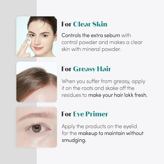 ETUDE Zero Sebum Loose Powder for Face | Lightweight Oil Control No Sebum Loose Face Powder with 80% Mineral | Long Lasting for Setting or Foundation Makes Skin Downy