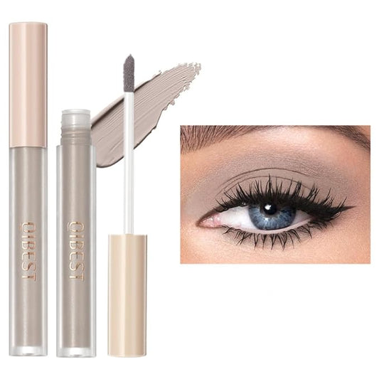 Liquid Eyeshadow Matte Long Lasting High Pigment Eye shadow Gel Eye Makeup (Matte Gray)