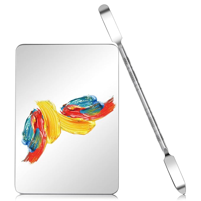 Makeup Mixing Palette Stainless Steel Foundation Palette