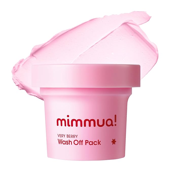 Very Berry Wash Off Pack | Korean Sauna Face Mask | Berry Complex + Fermented Ingredients for Skin Barrier | Instant Glow Up Effect | Whipped Cream Pack for Textured, Dry Skin 3.38 FL OZ