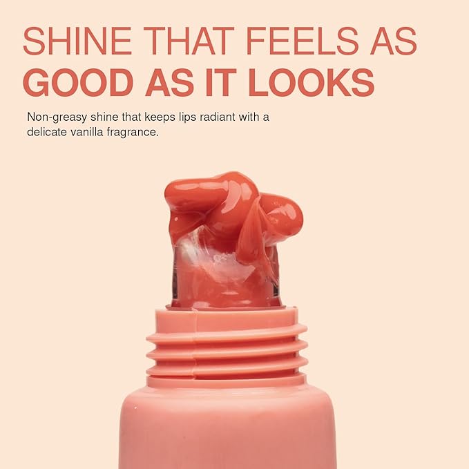 Palladio Butter Balm - Hydrating Lip Balm with Sheer Tint, Aloe, Peptides, Shea Butter, and Vegan Formulation for Instant Moisture, Shine, and Soothing Lip Care, Peaches & Cream