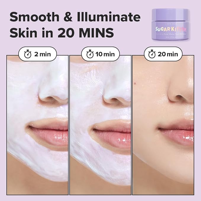 I DEW CARE Korean Wrapping Peel Off Facial Mask Set - Starry Kitten Night | Masks 3ea & Headband Gift Set, Korean Skincare, Glow Skin, Hydrating, Exfoliating, Stocking Stuffers, Travel Size, Mini Set