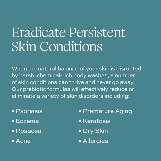 Aleavia Body Cleanse – Organic & All-Natural Prebiotic Body Wash with Raw Honey – Green Tea Honeysuckle Scent – 16 Oz.