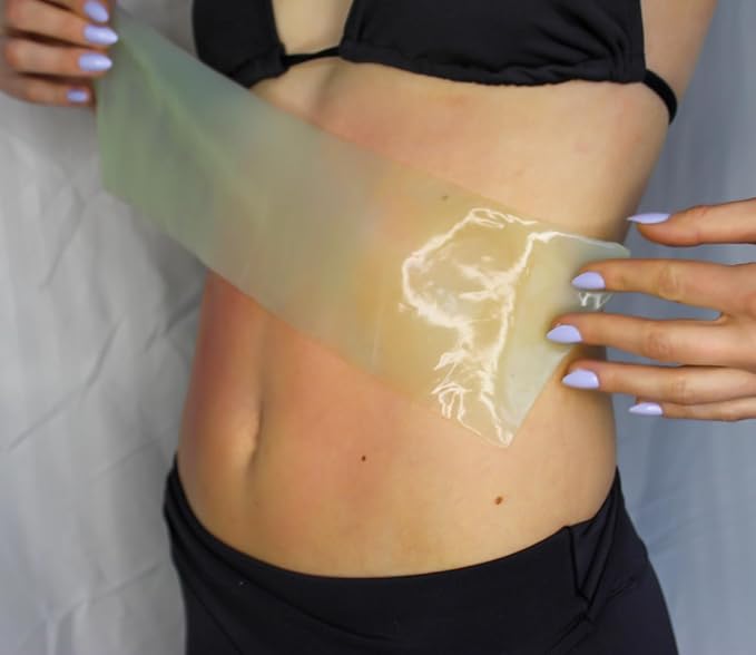 Aloe Wrap for Sunburn Relief – New Hydro-Gel After Sun Organic Aloe Skin Treatment for Long-Lasting Relief from Pain, Itching, and Peeling. Made in The USA with 100% certified organic Aloe