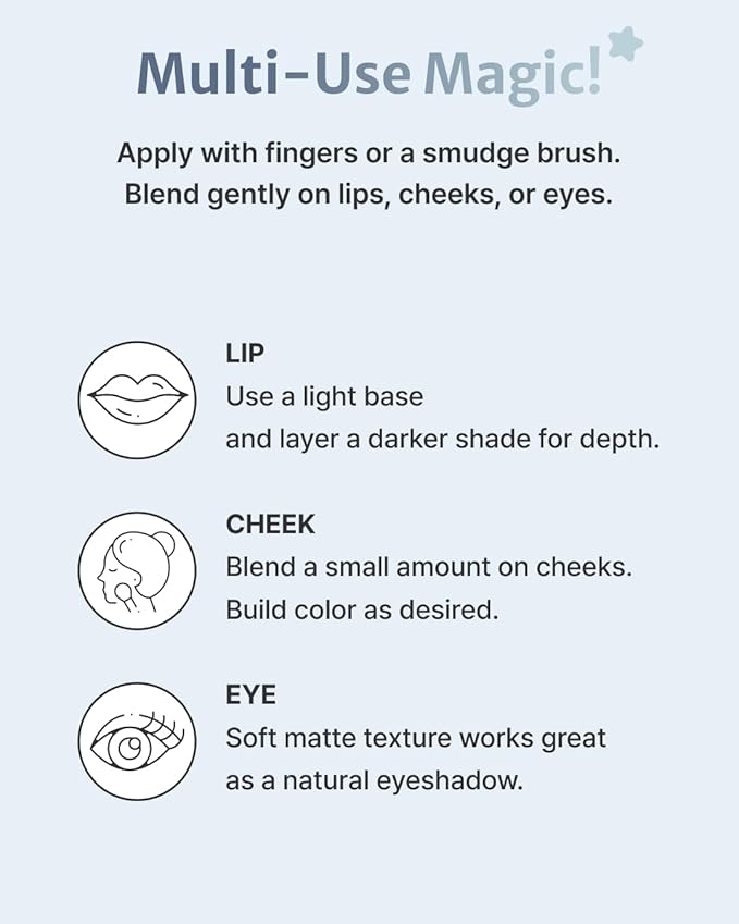 DEARMAY Pure Falling Mood Lip Pot No. 01 Firtst Soundtrack 0.23 Oz. Vegan Lip Stain Lip & Cheek Multi-Use Tint With Hydrating Formula for Smooth Soft Blend Without Dryness or Fine Lines, Korean Makeup