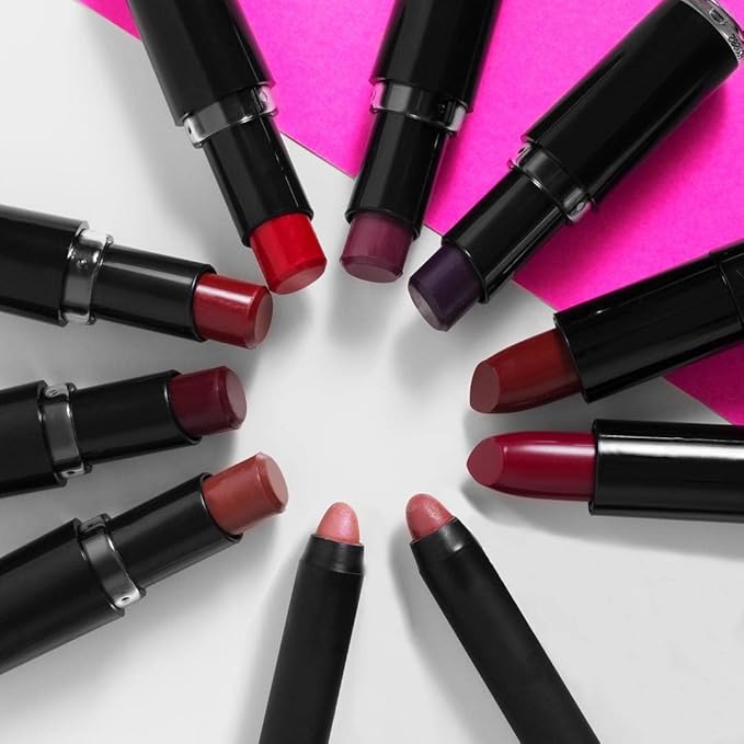 wet n wild Perfect Pout Lipstick, Dark Red 99% Chance Of Wine, Vegan | Gluten-Free | Cruelty-Free | Lip Color, Lip Color