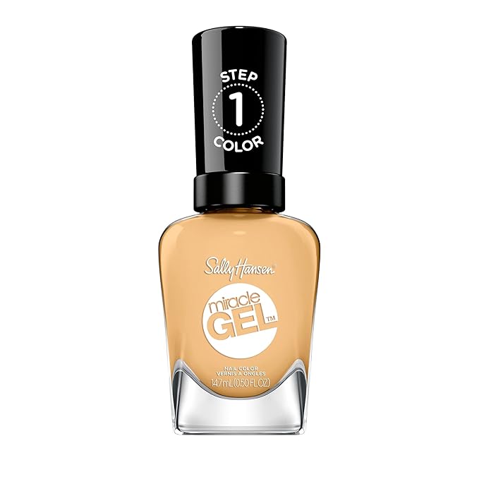 Sally Hansen Miracle Gel™, I Don't Desert You, Long Lasting, Gel-Like Formula, No UV Lamp Needed, Nude Nail Polish