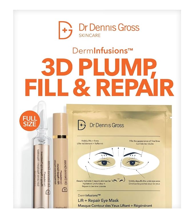 Dr Dennis Gross DermInfusions Discovery Kit: Plump, Fill & Repair Skincare Set
