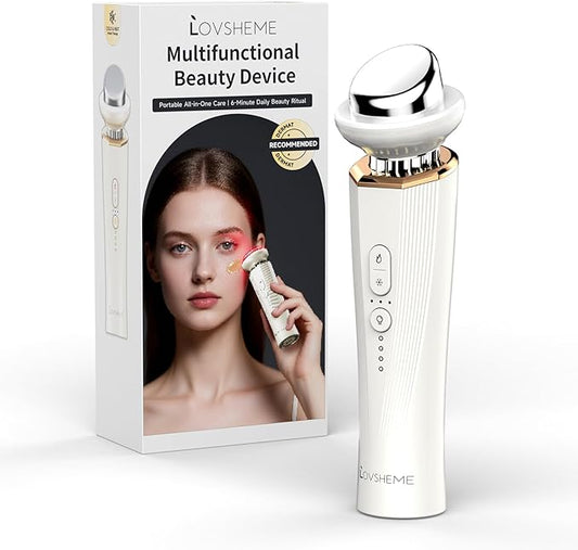 Radiant Renewal Skincare Wand，Models HD-44 face and Eye Massager，4-Color for Face with Heat & Cooling