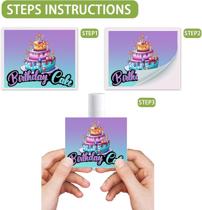 OLYCRAFT 100Pcs 4 Styles Lipstick Tag Wrapping