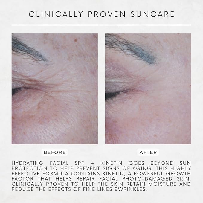 Sonrei Sea Clearly Hydrating Facial SPF 35 + Anti-aging Growth Factor Clear Sunscreen Gel & Primer | Broad Spectrum UV Protection | Water Resistant and Vegan | Non-greasy (1-Pack)