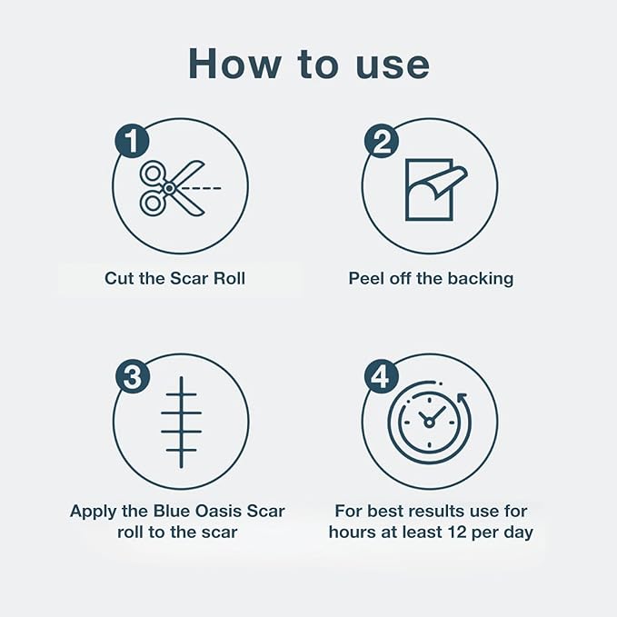 Silicone Scar Sheets, Scar Tape