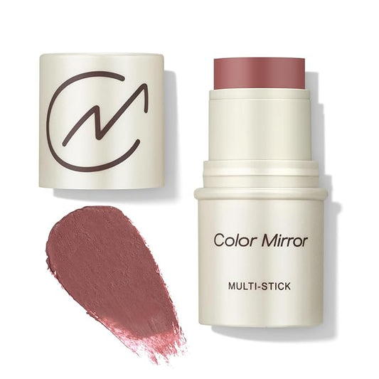 Multi-Use Makeup Stick - Blush, Lipstick, Eyeshadow & Highlighter For All Skin, Buildable Color, Long-Lasting, Lightweight, Natural Soft Finish(48 Peach Juice Matte), 0.158 oz