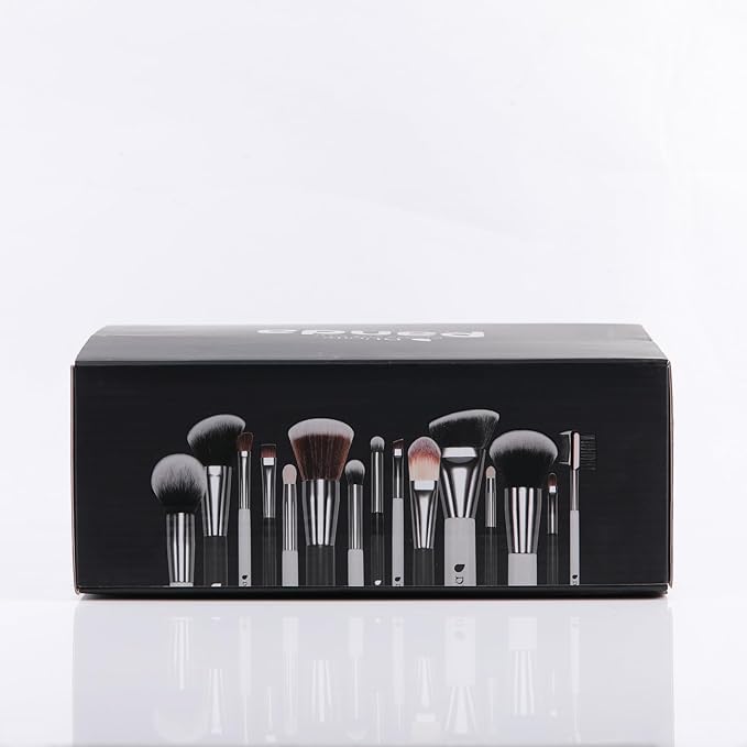 DUcare Professional Makeup Brushes Set 31Pcs Panda Series Makeup Brush Set Kabuki Foundation Blending Face Powder Blush Concealers Eye Shadows With Leather Case Organizer