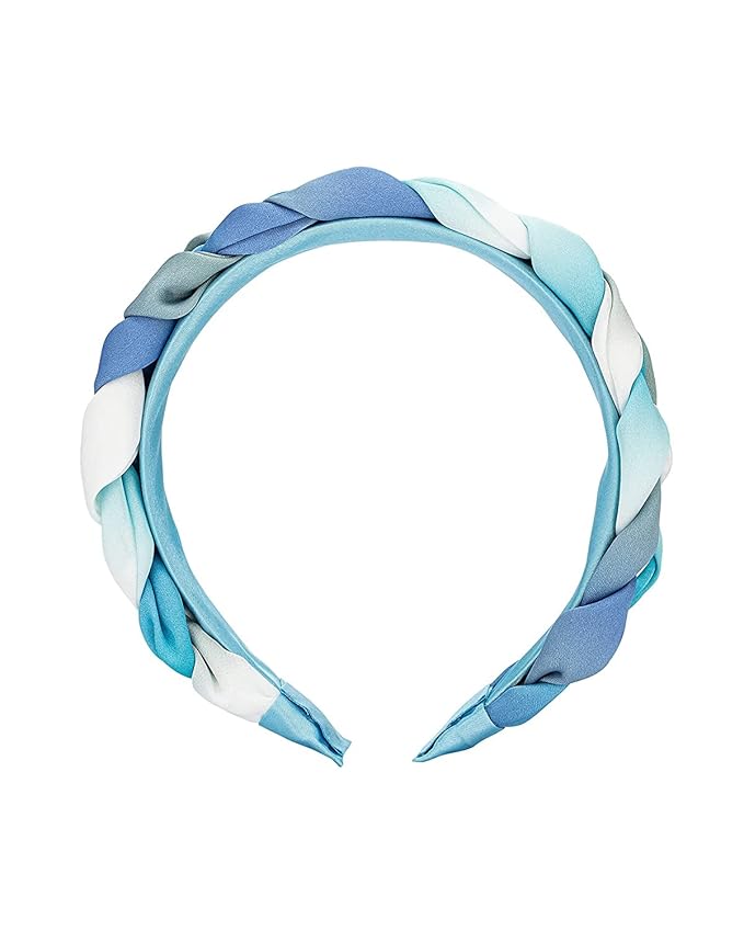 Goody Ouchless Headband For All Hair Types - Watercolor, Blue - Comfort Fit for All-Day Wear - Beautiful Design for Instant Style - Pain-Free Hair Accessories for Women, Men, Boys & Girls