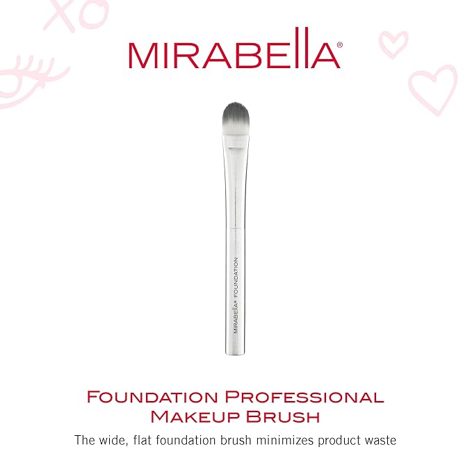 Mirabella Hand-Sculpted Luxury Brush - Foundation Brush