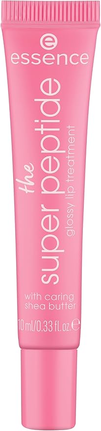 essence | The Super Peptide Glossy Lip Treatment | Hydrating, Nourishing and Non-Sticky | Vegan, Gluten Free and Cruelty Free (02 |Pinkified!)