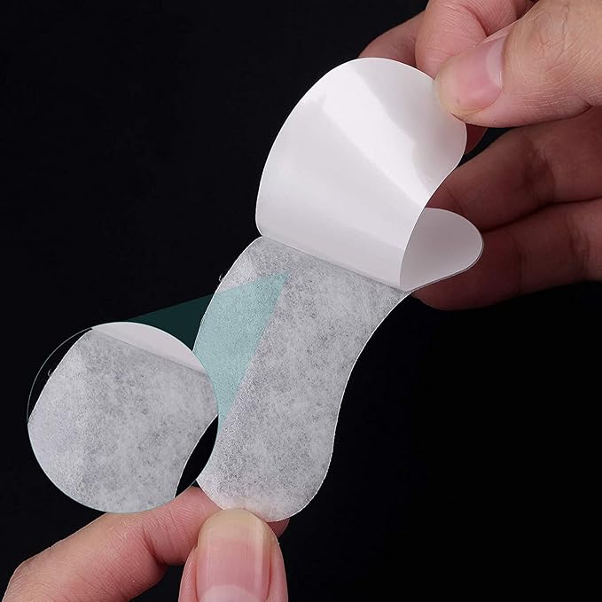 Fenshine 200 Pairs Eyelash Extension Eye Pads Lint Free Hydrogel Eye Patches Professional Under Eye Gel Pads for Lash Extensions Supplies