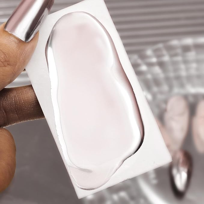 Makartt Chrome Gel Nail Polish: Metallic Gel Nail Polish, 8ml Rose Gold 3D Metal Painting Gel for Nail Art Soak off UV/LED Glossy Mirror Effect Nail Glue Gel for Home Salon DIY Manicure