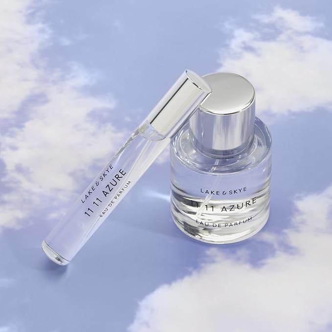 Lake & Skye 11 11 Azure Eau de Parfum, 1.7 fl oz (50 ml) - Sheer, Floral, Musk
