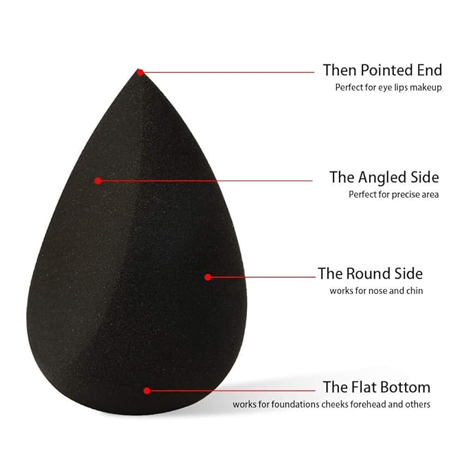 DUcare Makeup Sponges Set Christmas Sponge Gift Foundation Blending Sponge for Liquid, Cream, Powder and BB Beauty Cosmetics Tool Flawless Facial Powder Puff