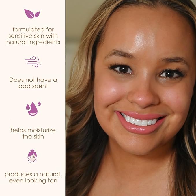 Face Tanning Drops to Add to Moisturizer, Face Self Tanner Bronzing Drops, Quick Tan Drops, Self Tanning Drops for Face and Body 1oz