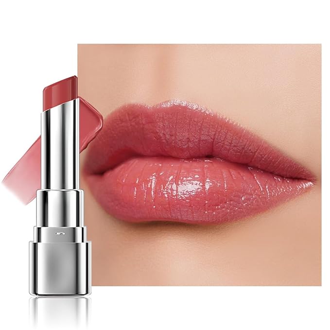 1Pcs Tinted Lip Balm Moisturizing Lipstick – Watermelon Peach Pink Sheer Hydrating Lip Color for Dry Lips – Nourishing Lip Balm for All Women with a Subtle Natural Scent (S02 Summer)