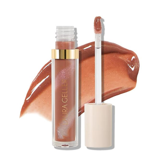LAURA GELLER NEW YORK Italian Marble Glossy Lip Tint - Moisturizing Lip Gloss - Enriched with Shea, Mango and Cocoa Butters (03 Summer Paloma)