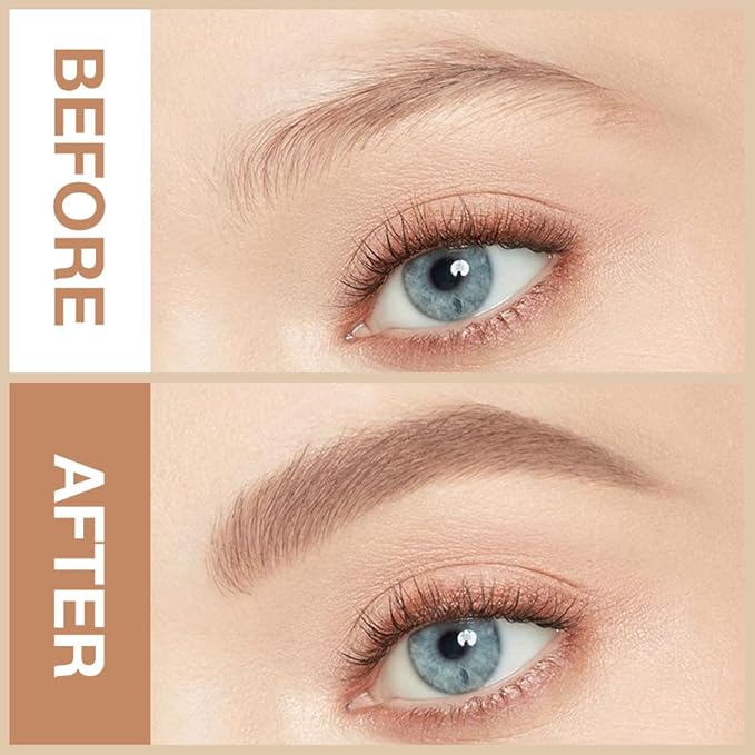 4 Pcs Ultimate Eyebrow Retractable Definer Pencils,Dual-Sided Natural Soft Textured Eyebrow Pencil, for Daily Look Eyebrow Makeup,Brow Brush,Fine Tip lapiz de cejas-Light Brown